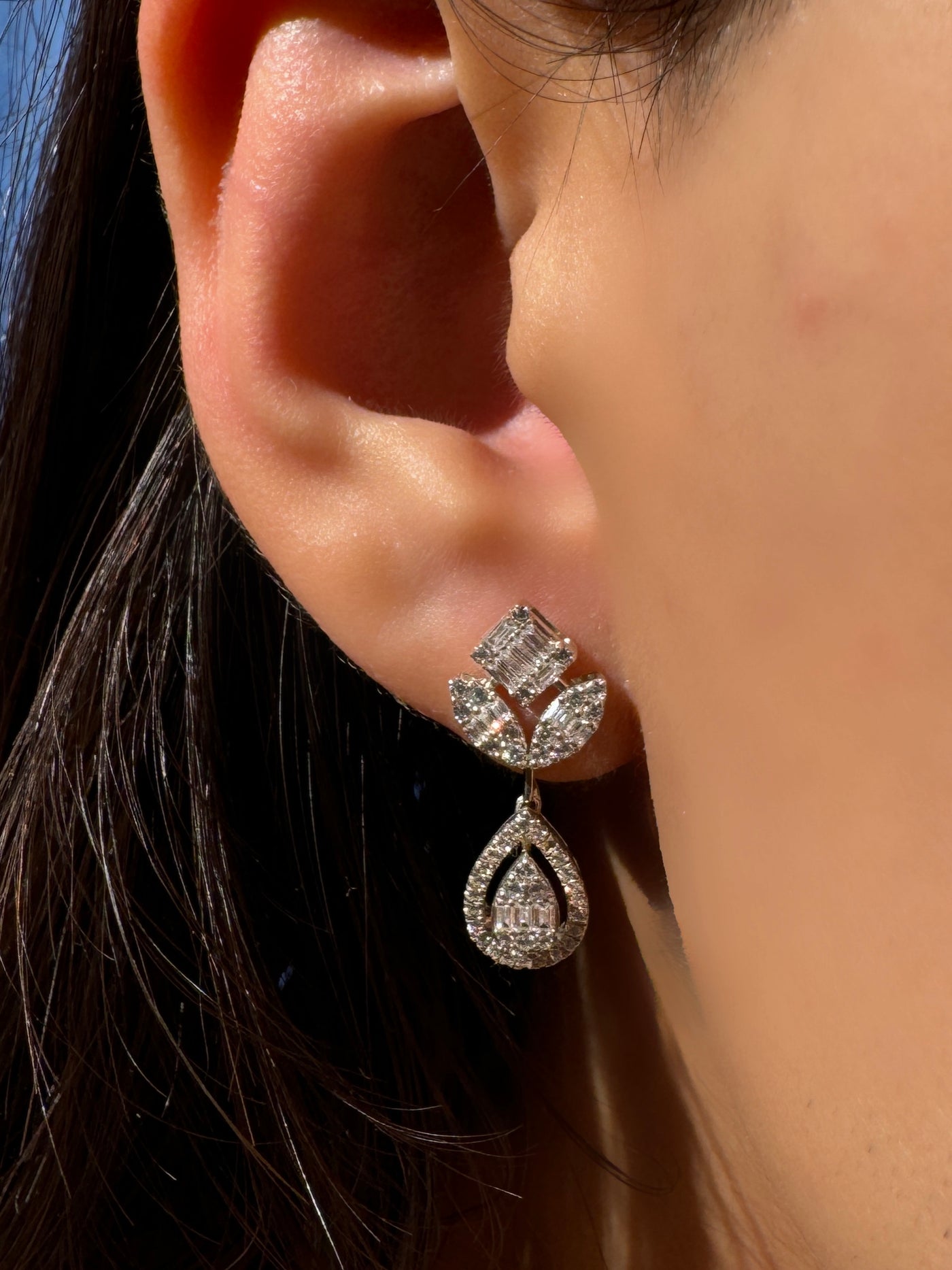 adora diamond earrings