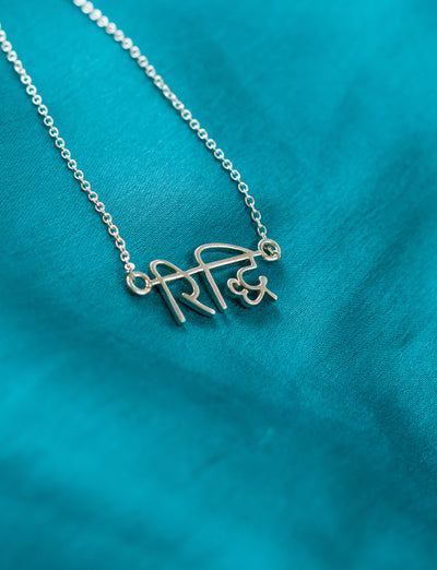 Hindi Name Pendant