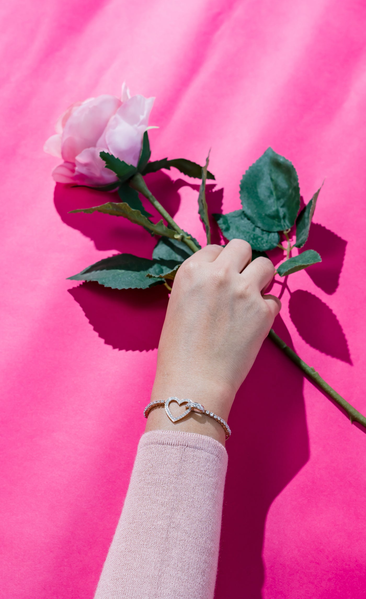 Interlocking Heart Bracelet