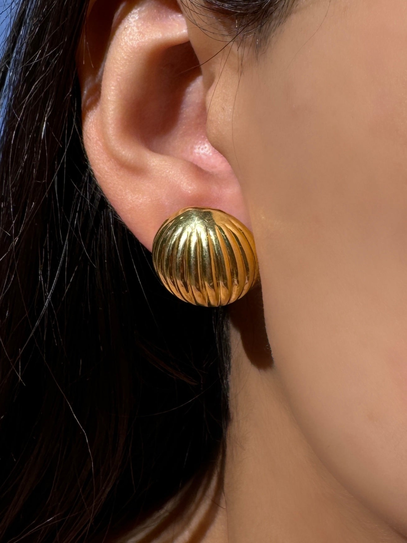 dome earrings