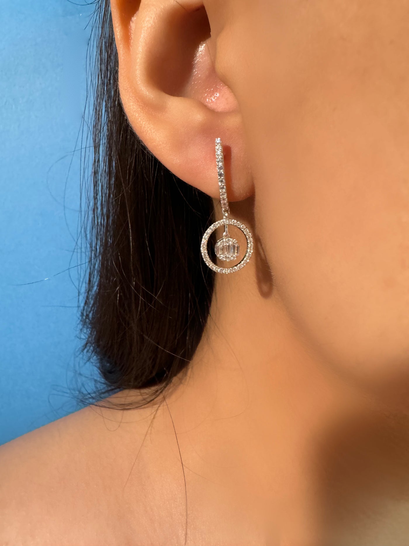 rinrose hoop earrings