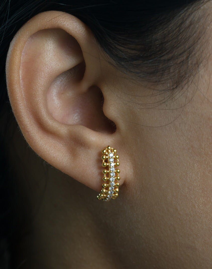 Exortic Bling Hoop Earring