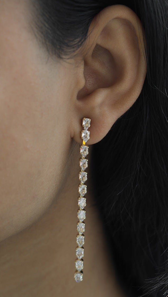 Diamond Line Earring