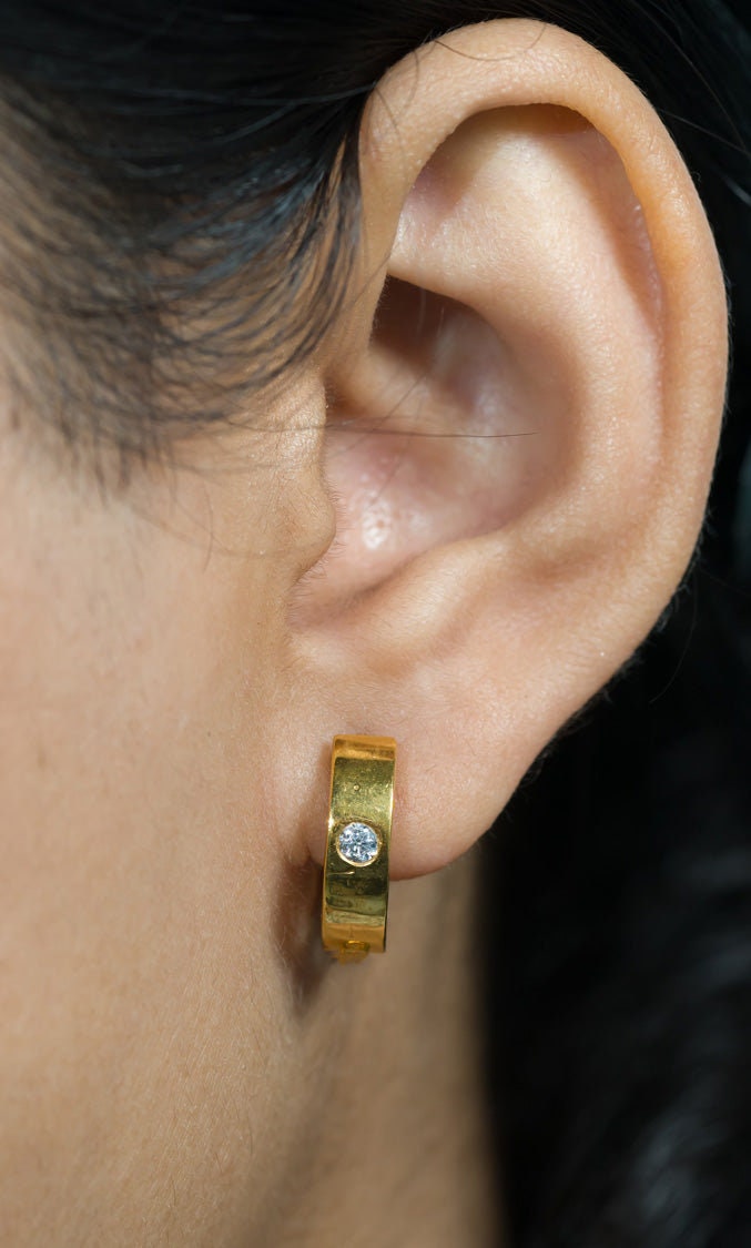 Scoring Hoop Earrings