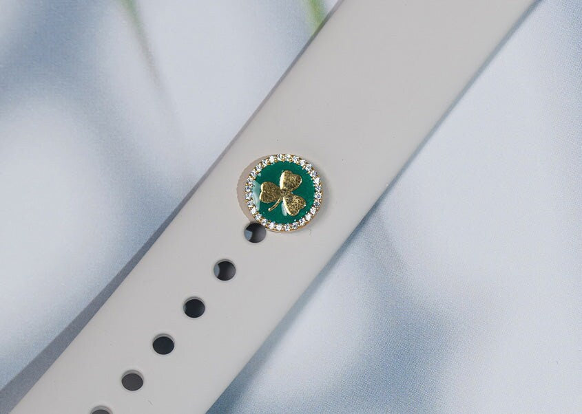 Clover Stud Watch Charm