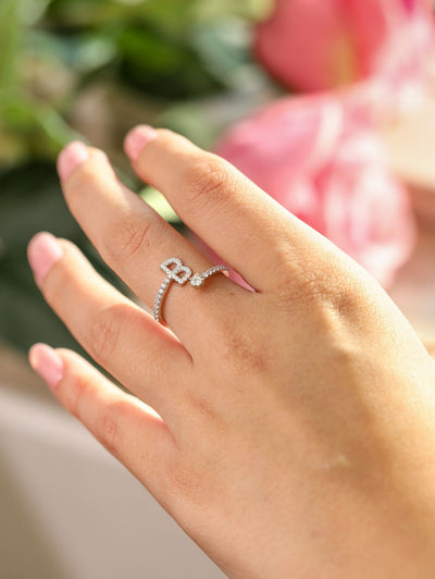 Initial Ring {silver}