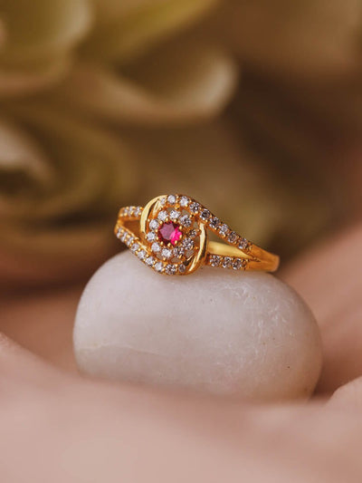 Ruby Cluser Ring