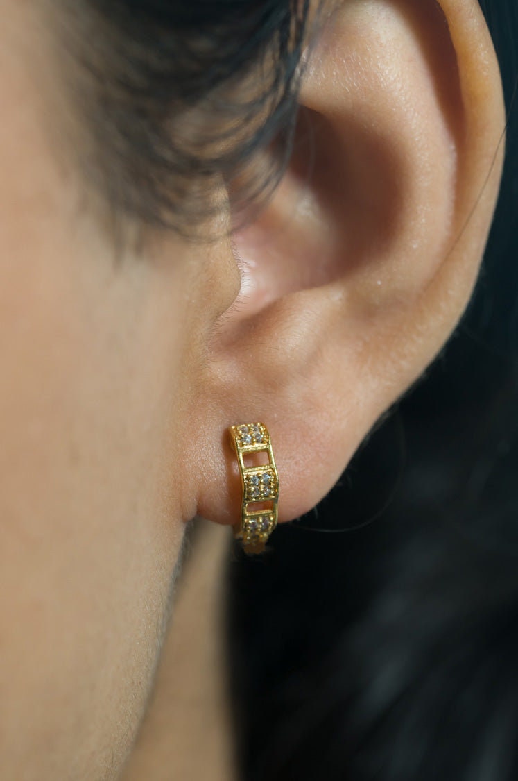 Brilliant Hoop Earring