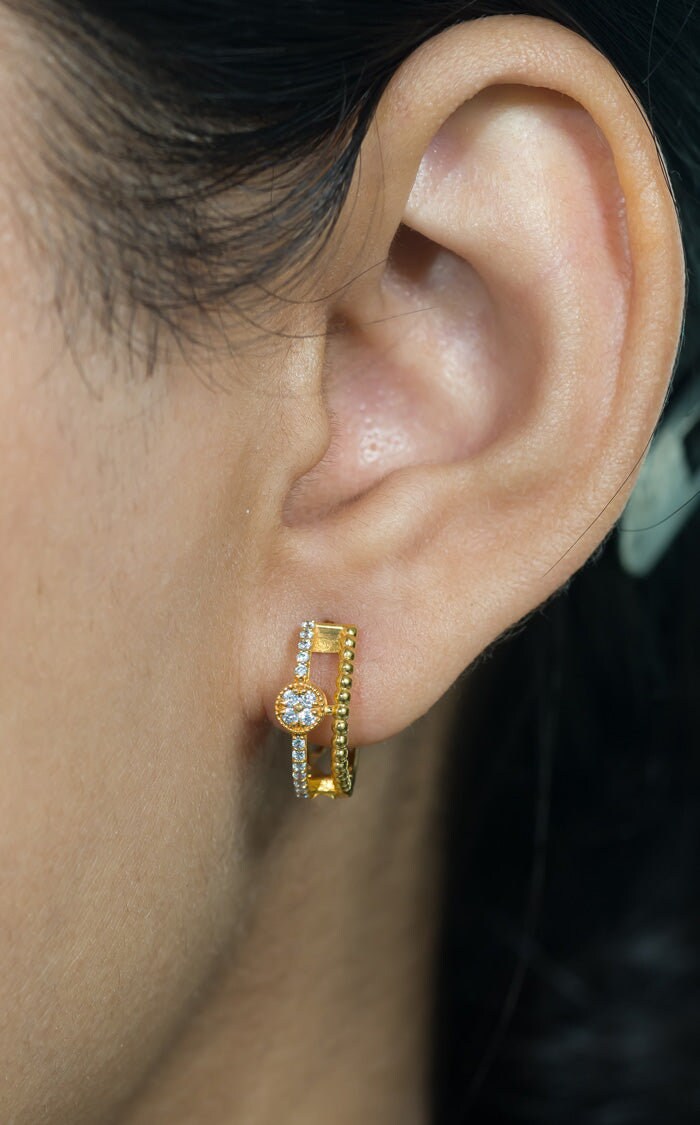 Exortic Hoop Earring