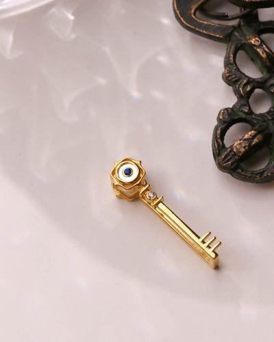 Evil Eye Key Charm